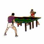 pin's tennis de table
